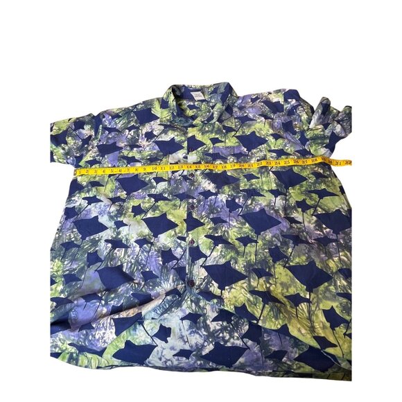 Rum Reggae Cabana Shirt "Eagles On High" Short Sleeve Pockets Size 4XL - Picture 9 of 14